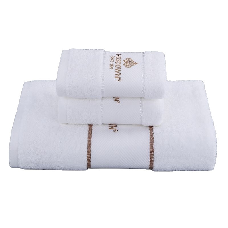 Luxury Hotel Balfour Bath Towels 16S 21S 32S 100% Cotton Small Towel For Wedding Guests Personalized Embroidered Towels