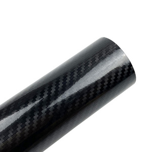 Factory Price Decorative Vehicle Adhesive 1.52*30m 3D 4D 5D Black Carbon Fiber Car Sticker Vinyl Wrapping Film