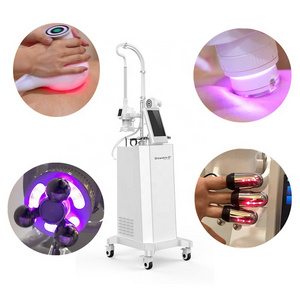 Auto-Rf ems golden finger facial massager vacuum RF roller rotating radio frequency cavitation LED cellulite reduction machine