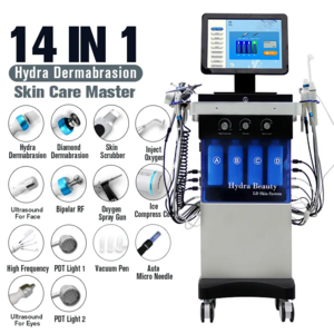 Beauty products hydro machines hydra oxygen facial microdermabrasion diamond dermabrasion glow machine rf spa equipment