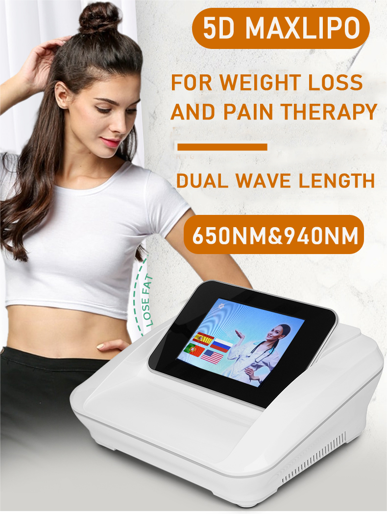 lipo laser slimming reduce the cellulite 5d lipolaser 980nm 160mw 650n red light fat loss be laser lipo machine