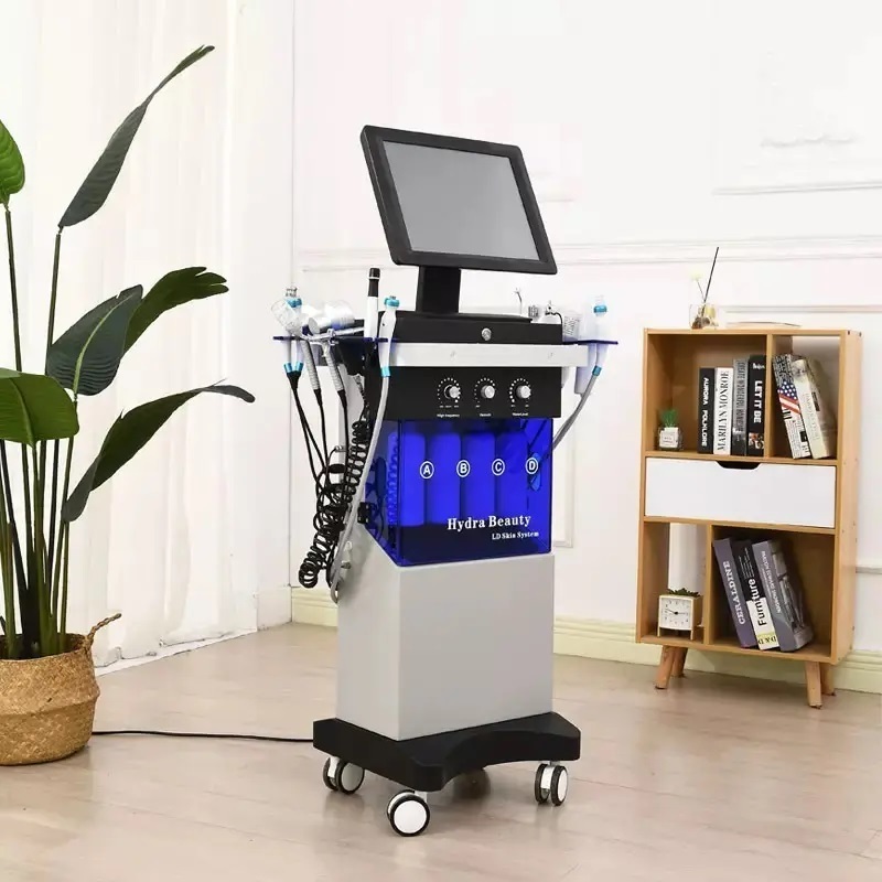 Beauty products hydro machines hydra oxygen facial microdermabrasion diamond dermabrasion glow machine rf spa equipment