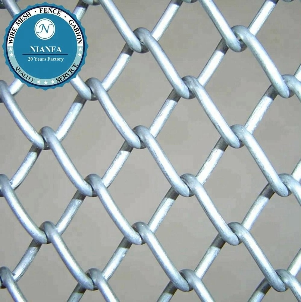 cheap wholesale price galvanized iron security used chain link fence for sale