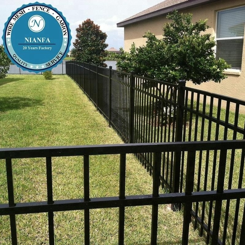 Australia cheap galvanized wrought iron swimming pool fence