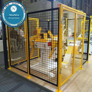 Industrial Warehouse Steel Safety Fences/ Isolation Metal Security Fencing (Guangzhou Factory)