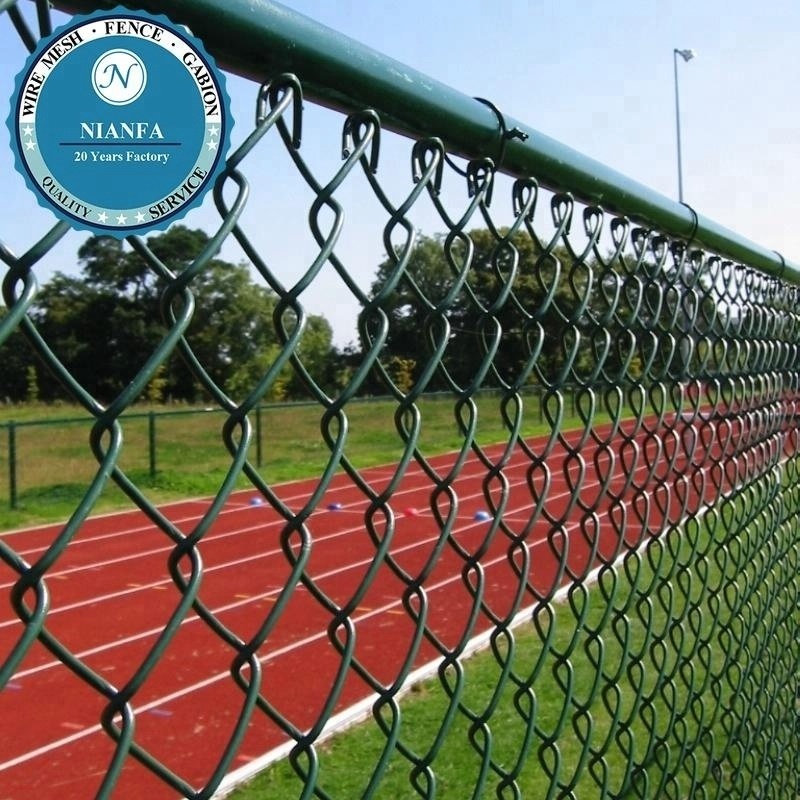 Malaysia Used China Supplier 60*60mm hot dipped galvanized diamond wire mesh chain link fence