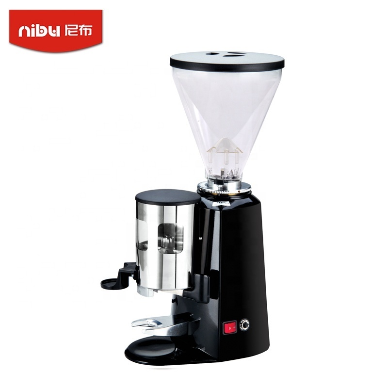 NIBU Commercial Stainless Steel Burr Coffee Grinder Automatic Espresso Coffee Grinders Electric For Cafe