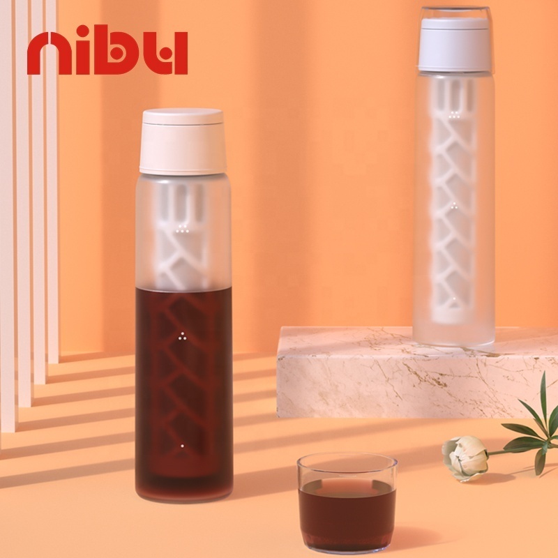 NIBU Professional Leak-Proof Ice Cold Brew Coffee Bottle Glass Coffee Pot Tea Infuser Cold Brew Coffee Maker