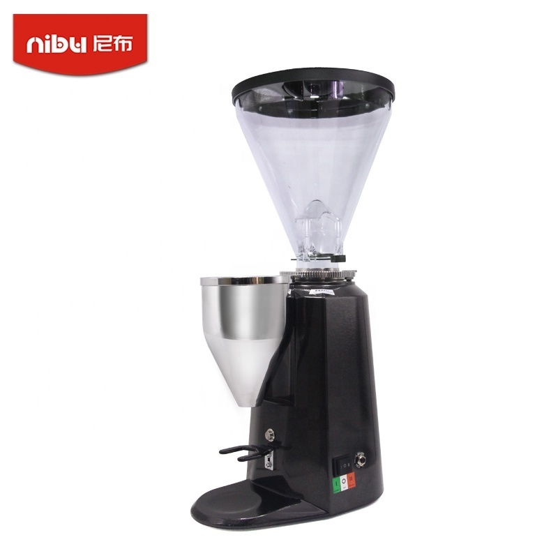 NIBU Professional Adjustable Espresso Grinder Coffee Machine Electric Expresso Coffee Grinder Beans Burr Mill Coffee Grinder