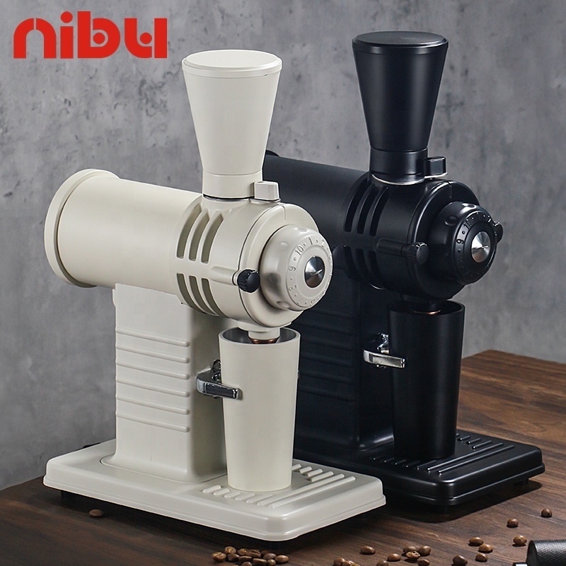 NIBU Titanium Electric Burr Mills Coffee Grinder Bean Machine Coffee Grinder With Adjustable Setting