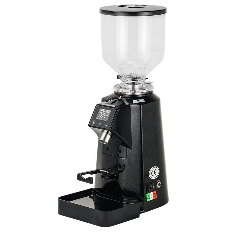 NIBU Adjustable Setting Espresso Coffee Bean Grinder Machine 64MM Electric Coffee Grinder Home Office Use