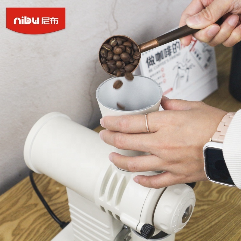 NIBU Titanium Electric Burr Mills Coffee Grinder Bean Machine Coffee Grinder With Adjustable Setting