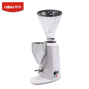 NIBU Professional Adjustable Espresso Grinder Coffee Machine Electric Expresso Coffee Grinder Beans Burr Mill Coffee Grinder