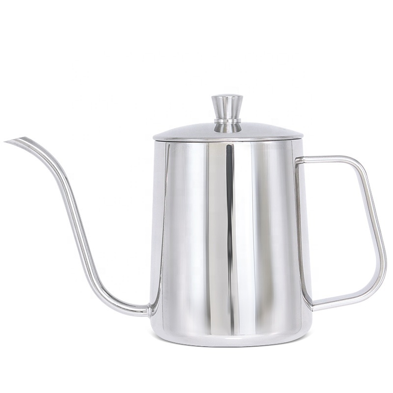 Nibu Black Gooseneck Coffee Kettle Cafe Tea Stainless Steel Pour Over Hand Dripper Pot Coffee Kettle