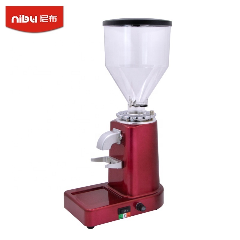 Automatic Electric Coffee Beans Grinder Electrical Steel Burr Single Dose Commercial Cafe Espresso Mill Coffee Grinder