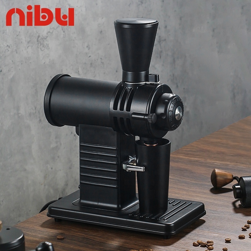 NIBU Titanium Electric Burr Mills Coffee Grinder Bean Machine Coffee Grinder With Adjustable Setting