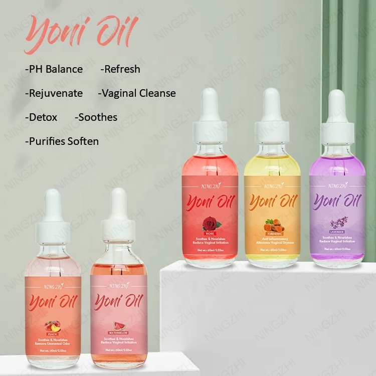 Natural yoni oil eliminates odor restores PH balance heals and soothes 100% organic 2oz