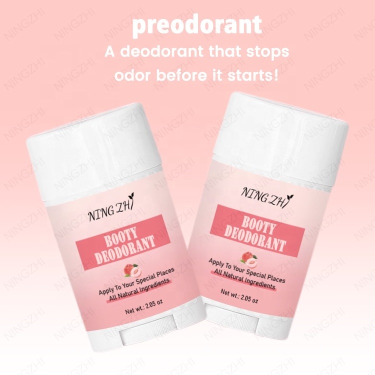 Private label 100% natural vegan peach feminine booty deodorant for sale