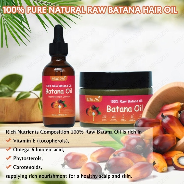 Private label cheap price free design batana oil hair products treatment from honduras