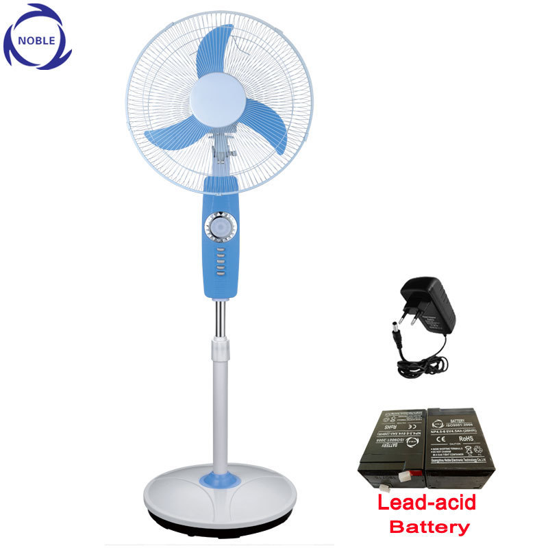 China factory 16inch/18inch solar ac/dc adjustable portable mini rechargeable ceiling fan