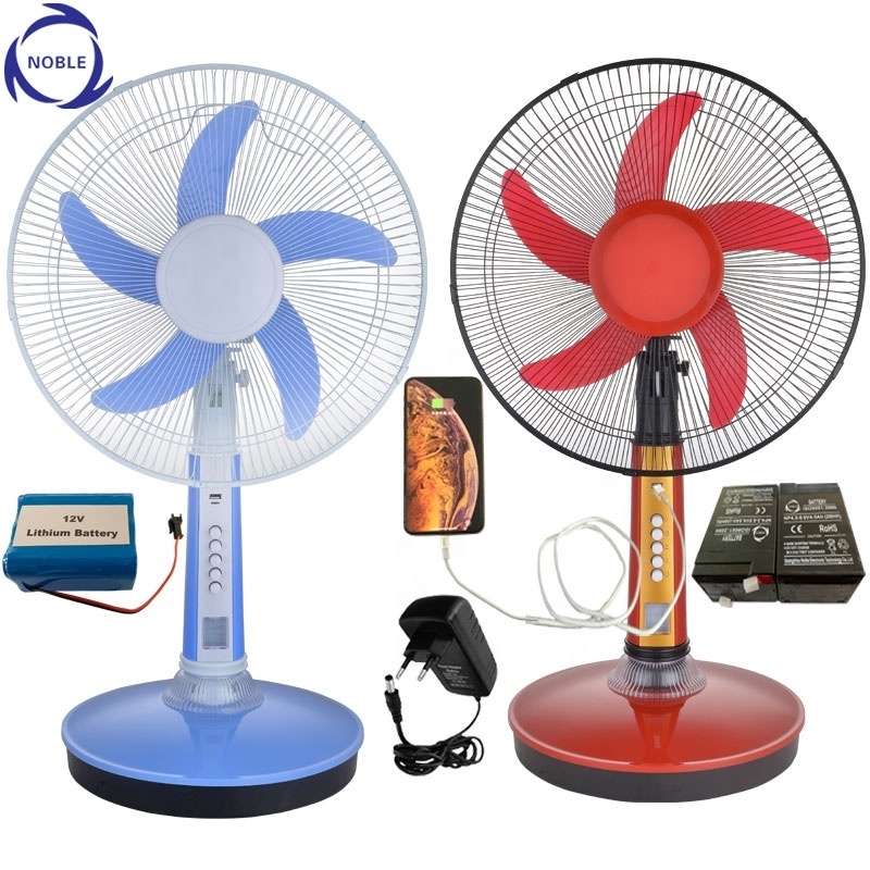 15w 16inch 18inch solar ac dc solar rechargeable fan