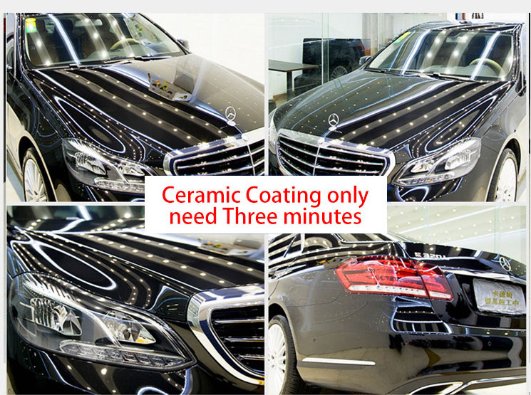 Hand Spray Ceramic Coating 9H Hybrid Ceramic Wax Scratch-Resistant Barrier SiO2 Shine Paint Sealant