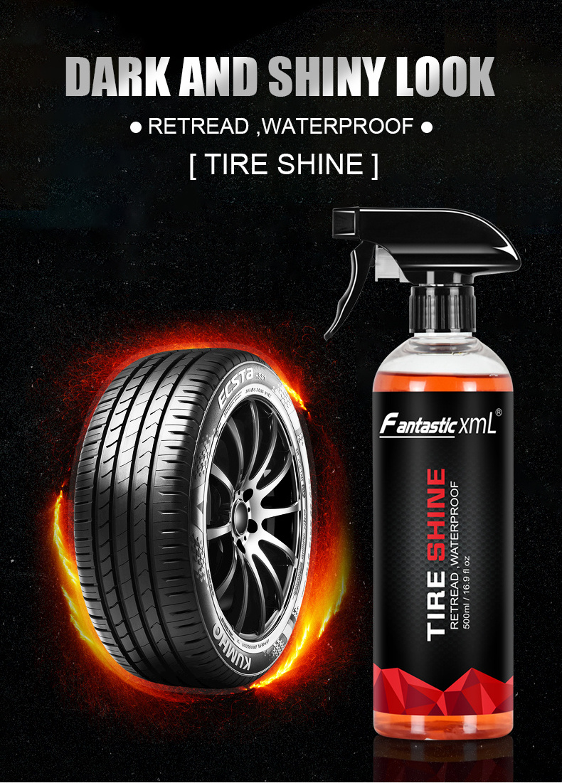 Top Tire Shine Cleaner Car Care Gloss