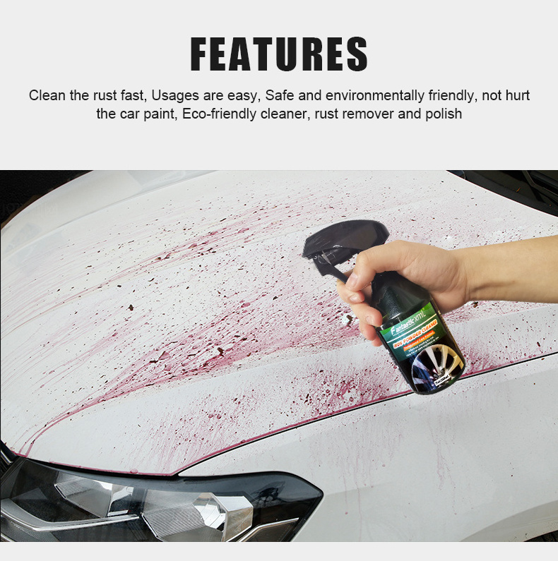 Effective & Easy Rust Remover Iron Powder Cleaner Wheel Wash Cleaning 260ML