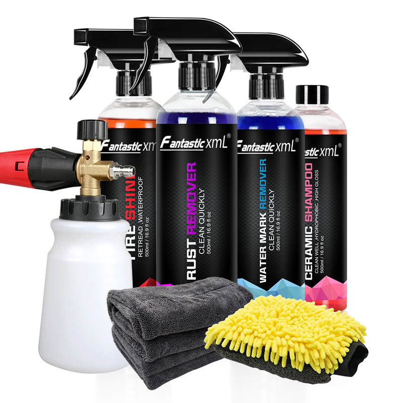 Car clean kit car accessory Wash and Cleaner Kit by Armor All Car Wash & Wax Concentrate and Tire Foam