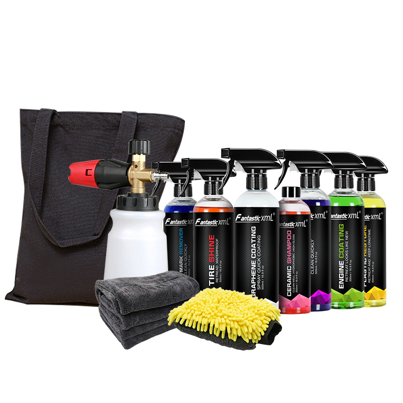 car care kitaccessories universal external cleaning tyre spray paint Body polish other car cleaning set