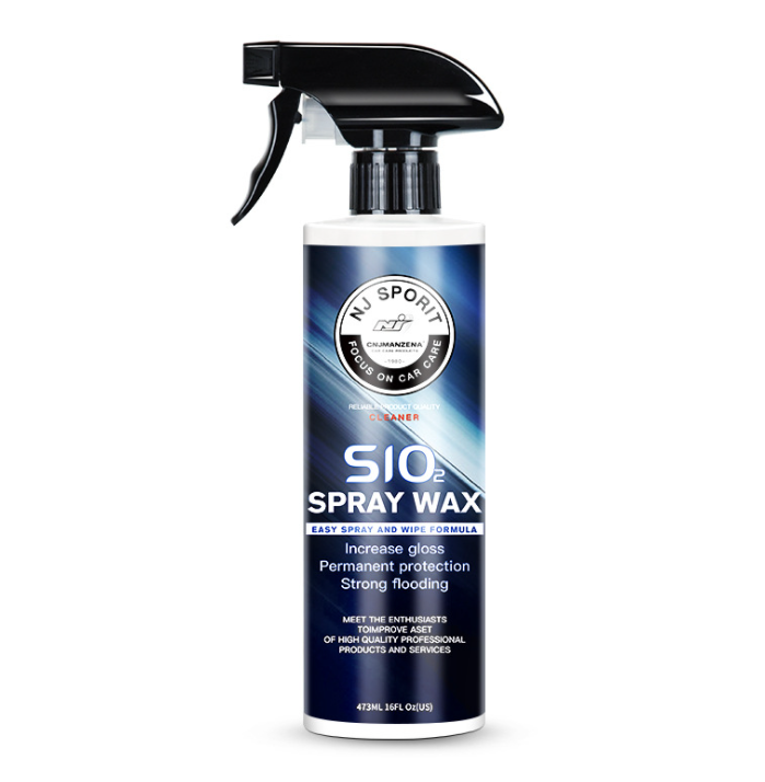 Easy Use SIO2 Nano Spray Wax Super Hydrophobic Shiny Ceramic Coating for DIY Car Detailing 473ML