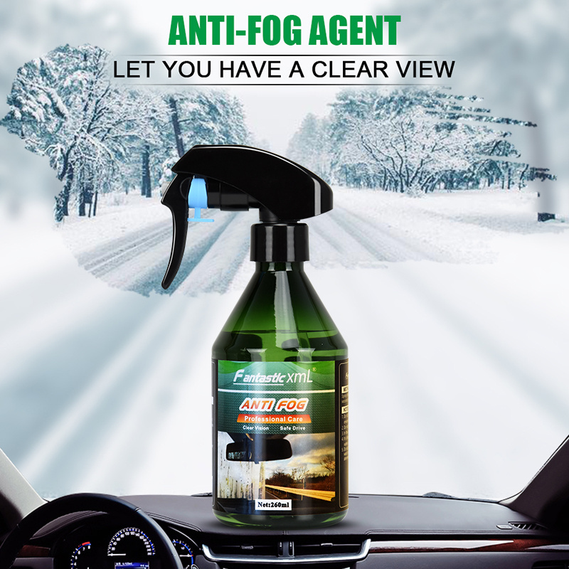 Anti Fog Spray Liquid for Car Windshield Mirror Automotive Glasses 260ML