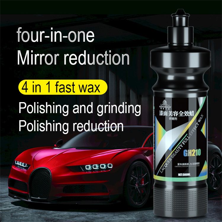 Private Label Car Wax Polishing 4 in 1 Multi-function Scratch Remove 500ml Polish Compound One Step Car Polish Wax