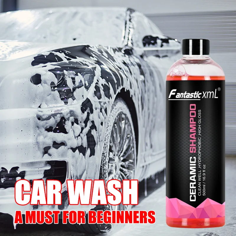 Auto Detailing Natural Car Shampoo Ceramic Shampoo 500ml Snow Foam Car Wash High quality products Remover