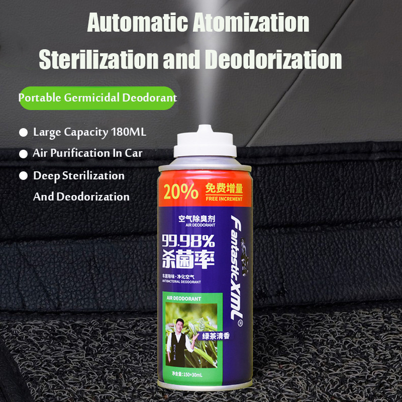 High Efficient 180ML Car Deodorant Spray Bomb No Toxic Remove Odor Long Lasting Fragrance Made in China