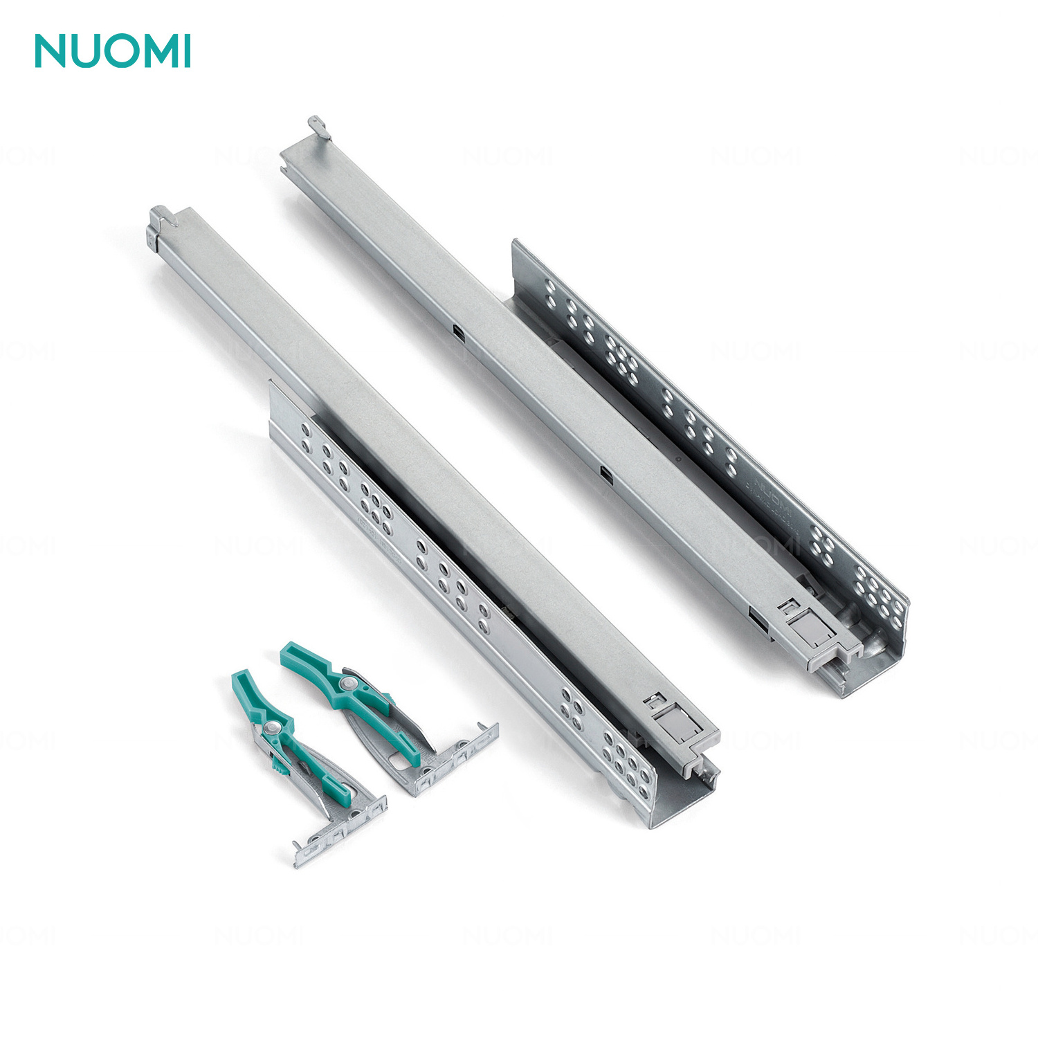 NUOMI Ease Series Soft Close Drawer Slide Drawer Runners Ball Bearing Slide Concealed Telescopic Channel Drawer Slide