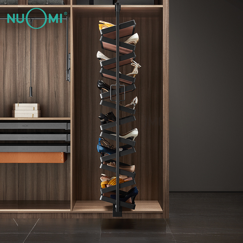 NUOMI JADE Series 2020 Exclusive Design Rotating Shoes Rack for Wardrobe Storage