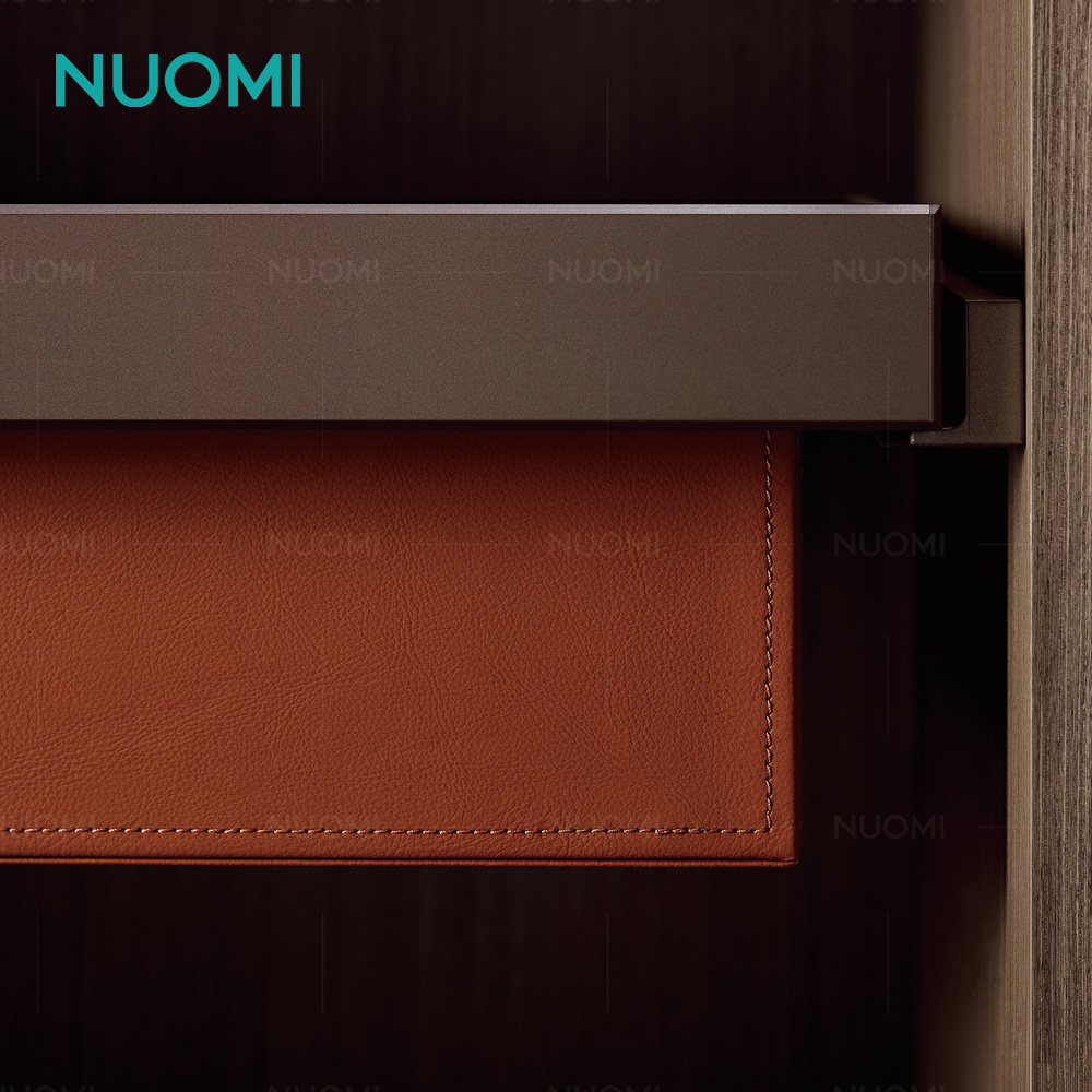 NUOMI Ralphie Wardrobe Hardware Accessories Closet Organizer Soft-Close Pull Out Clothes Leather Basket