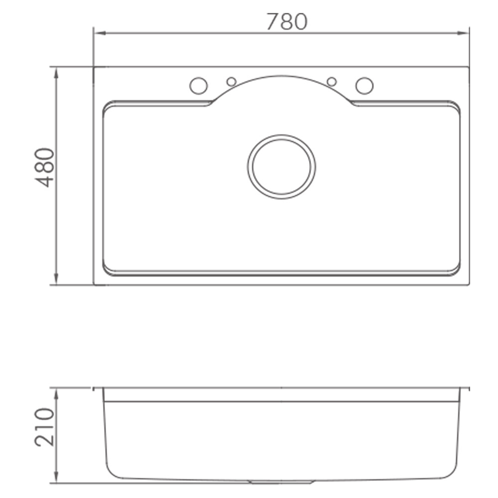 NUOMI Hot Sale Light Luxury Style Kitchen Sink High-Class Grey SUS304 Material For Home