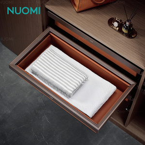 NUOMI Ralphie Wardrobe Hardware Accessories Closet Organizer Soft-Close Pull Out Clothes Leather Basket