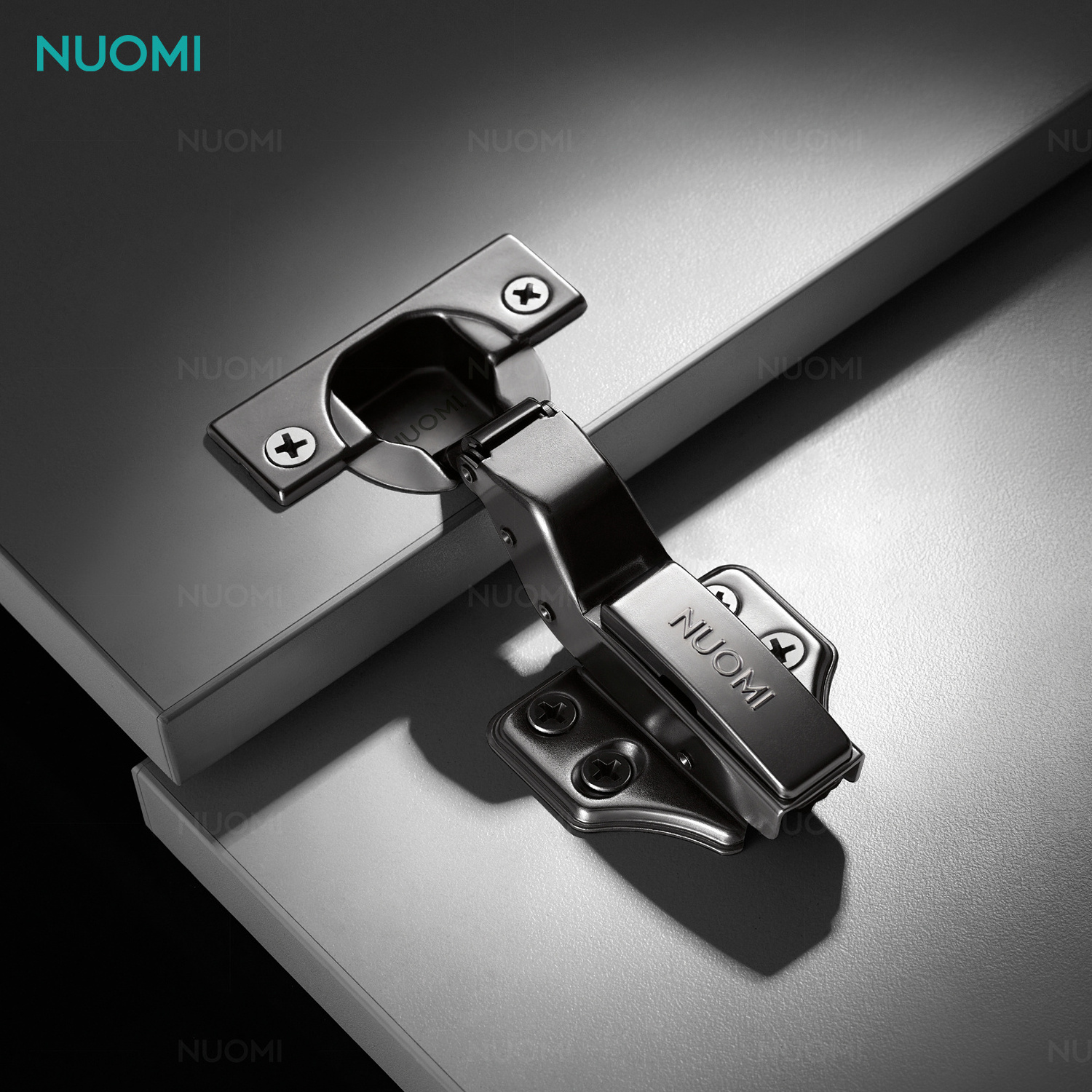 NUOMI Super Rust Proof Cabinet Hinge Concealed Adjustable Soft Close Hinges Hydraulic Aluminium Furniture Hinge for Cabinet Door