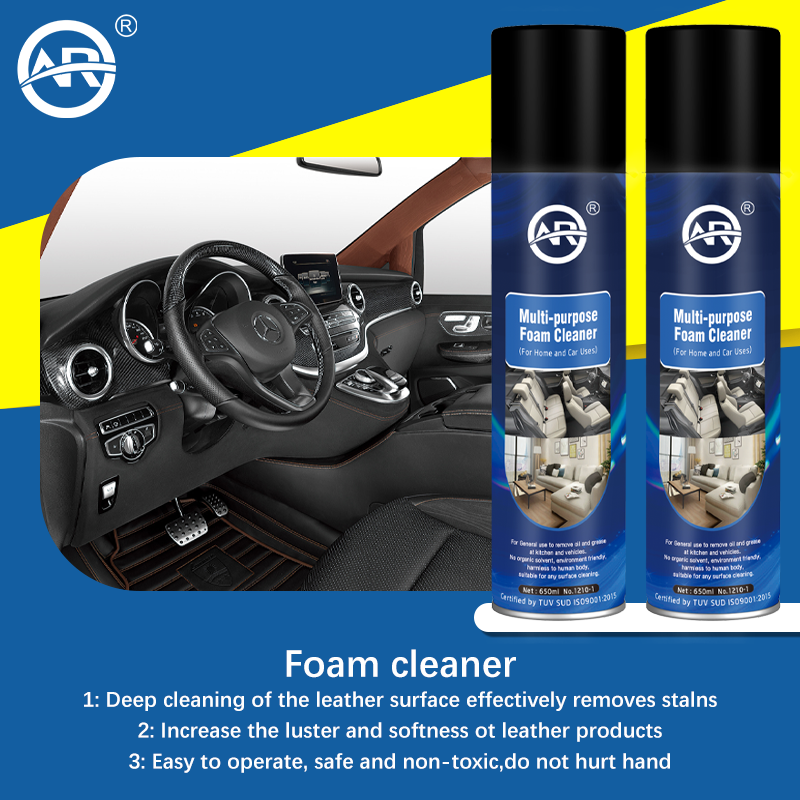 Car interior cleaner car wash liquid Multi-functional leather seat decontamination cleaner Foam interior cleaner