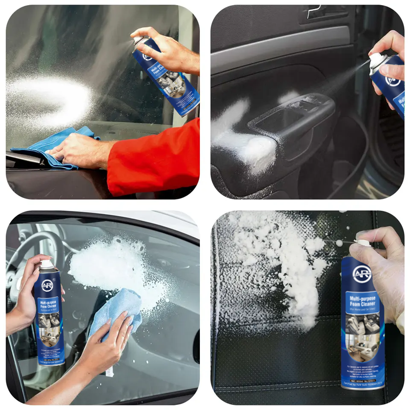 Car interior cleaner car wash liquid Multi-functional leather seat decontamination cleaner Foam interior cleaner