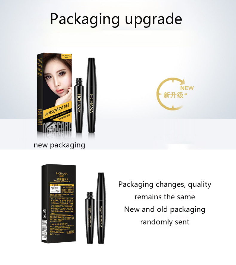 OEM ROREC private label cosmetic beauty makeup natural eye black create eyelash of charm mascara cream