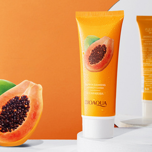 BIOAQUA papaya moisturizing gentle deep cleaning pores beauty facial cleanser