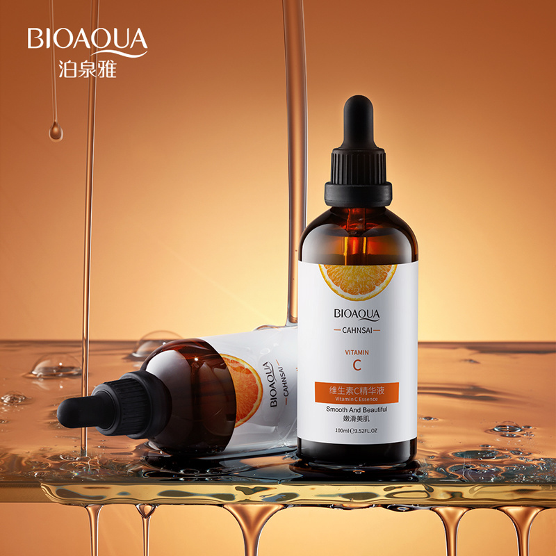 BIOAQUA ZOZU  Brand Skin Care Hyaluronic Acid Remover Freckle Spots Anti-aging Whitening Serum Vitamin C Essence