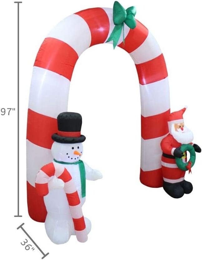 Commercial grade advertising inflables navidenos exterior party event archways  inflatable christmas arch price