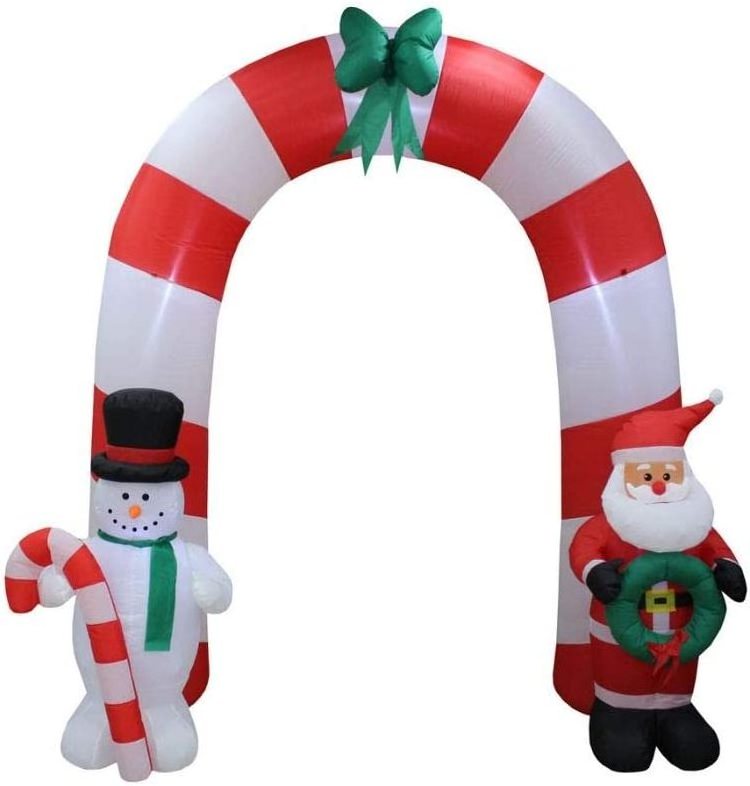 Commercial grade advertising inflables navidenos exterior party event archways  inflatable christmas arch price