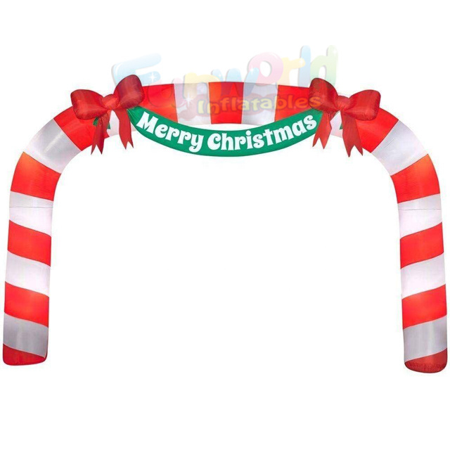 Commercial grade advertising inflables navidenos exterior party event archways  inflatable christmas arch price