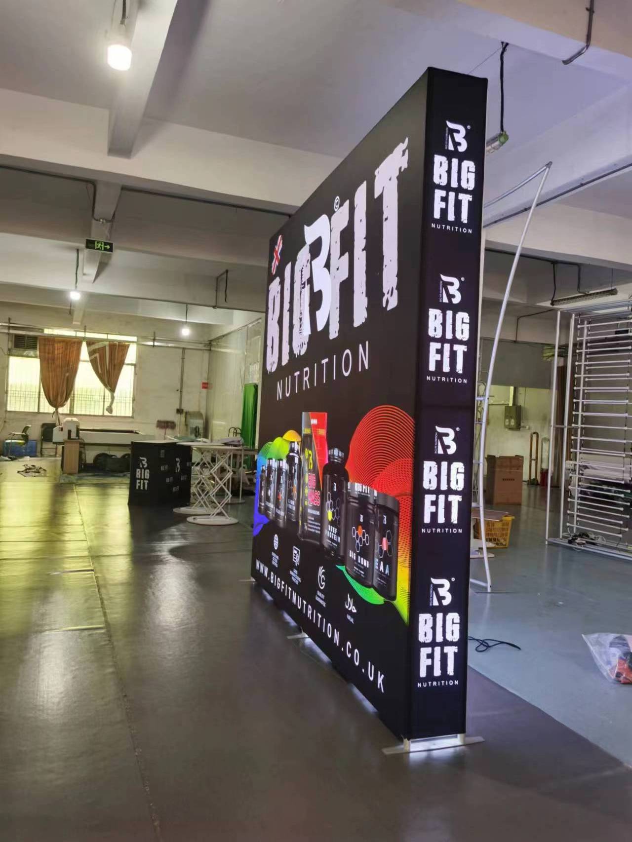 Advertising Exhibition Show Tension Fabric Aluminum Edgelit Poster Frame Light Box for Effective Advertising Light Boxes